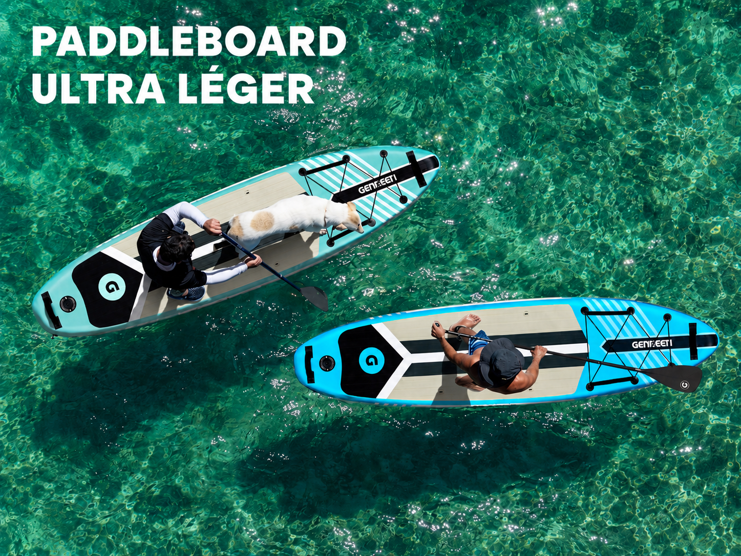 Paddle gonflable Sillage Turquoise MotionPaddle — photo 3