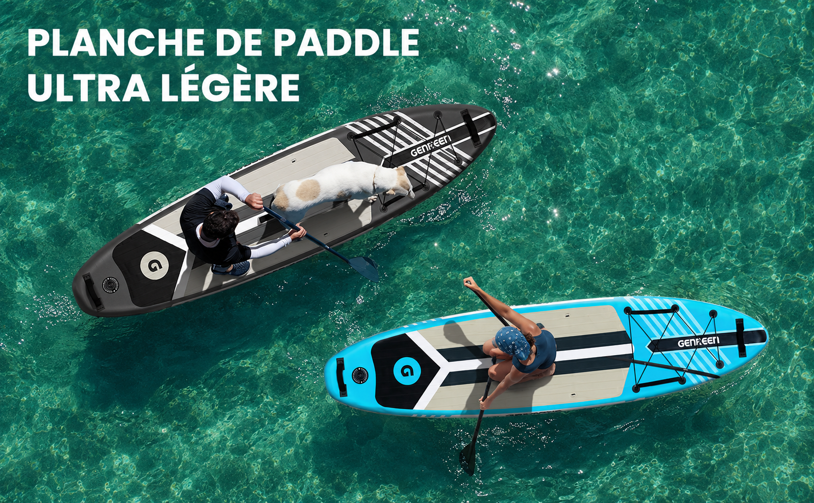Paddle gonflable Sillage Noir MotionPaddle — photo 3