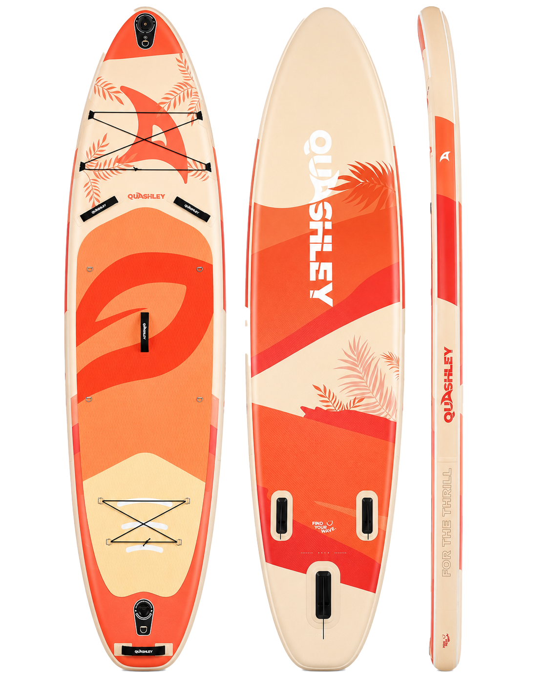 Paddle gonflable Couchant MotionPaddle — planche ultra-large vue de face