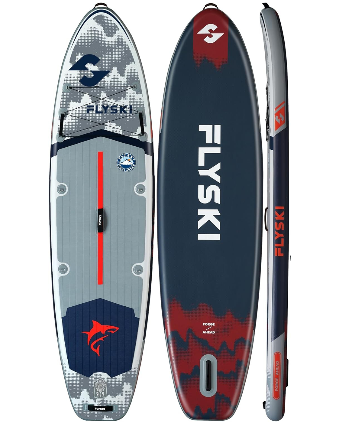 Paddle gonflable Rivage MotionPaddle — planche familiale extra-large vue de face