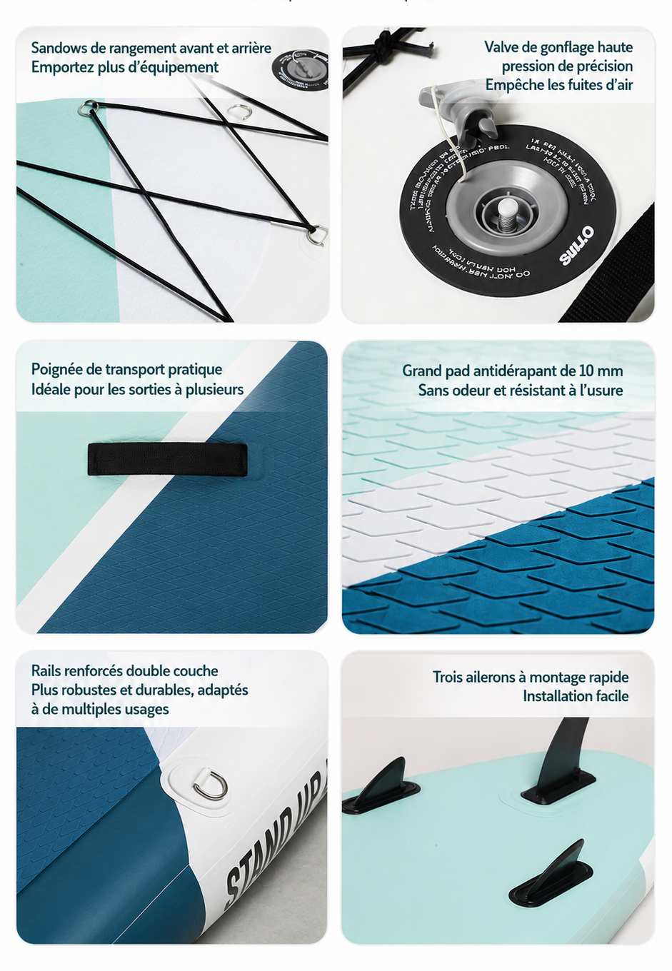 Paddle gonflable Galet MotionPaddle — photo 4
