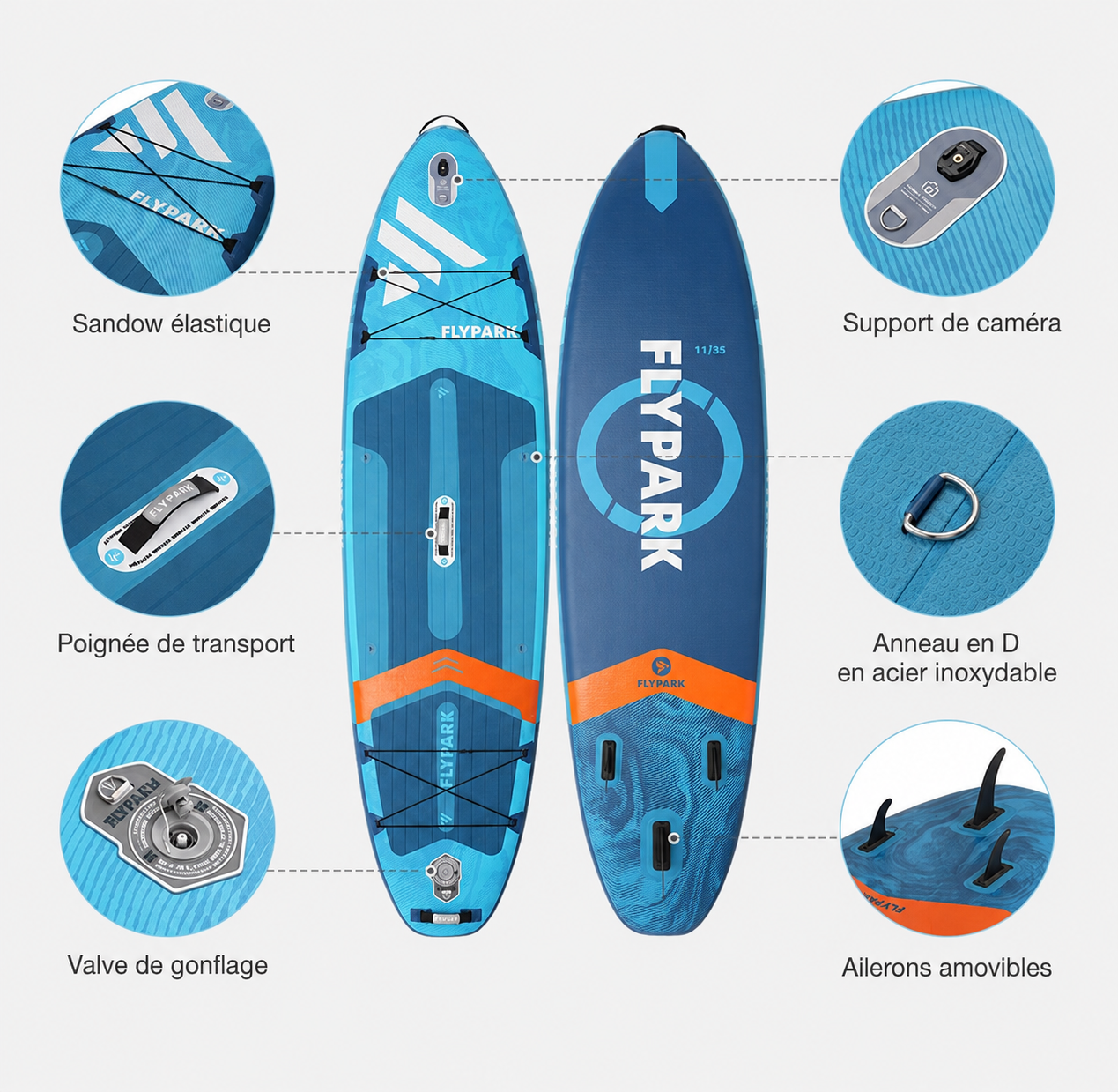 Paddle gonflable Amiral MotionPaddle — photo 2