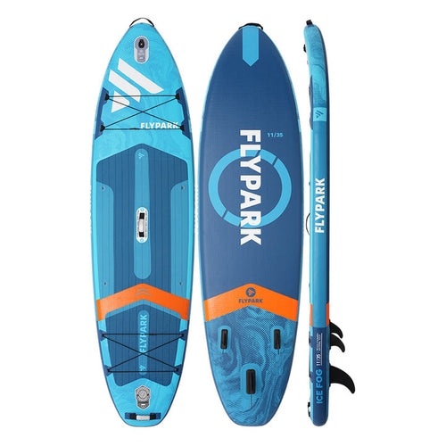 Paddle gonflable Amiral MotionPaddle — planche XL 90 cm anthracite vue de face